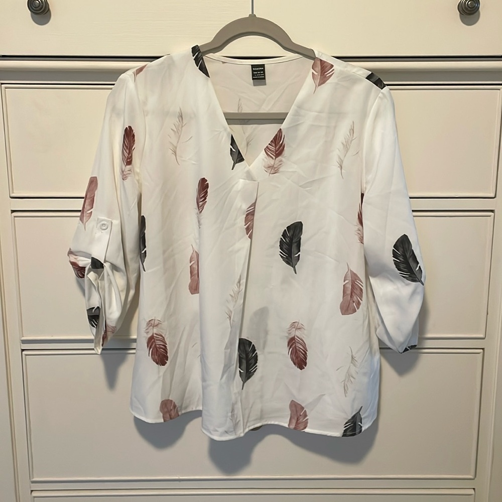 GOMORN Feathers Blouse